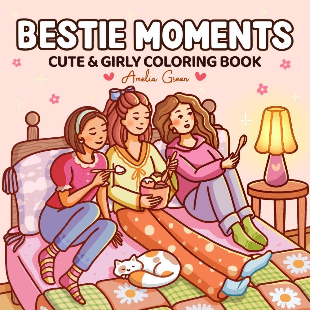 [พร้อมส่ง] NEW!! สมุดภาพระบายสี BEST MOMENTS ภาพน่ารัก ลายเส้นชัด ฝึกสมาธิ ระบายสนุก
