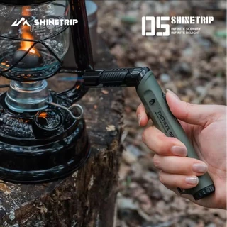 ✨️พร้อมส่ง✨️ShineTrip a566 Torch ไฟฟู่ หัวหมุนได้ 90 องศา ปรับความแรงได้ เติมแก๊สได้ มีปุ่มเซฟตี้ล๊อค