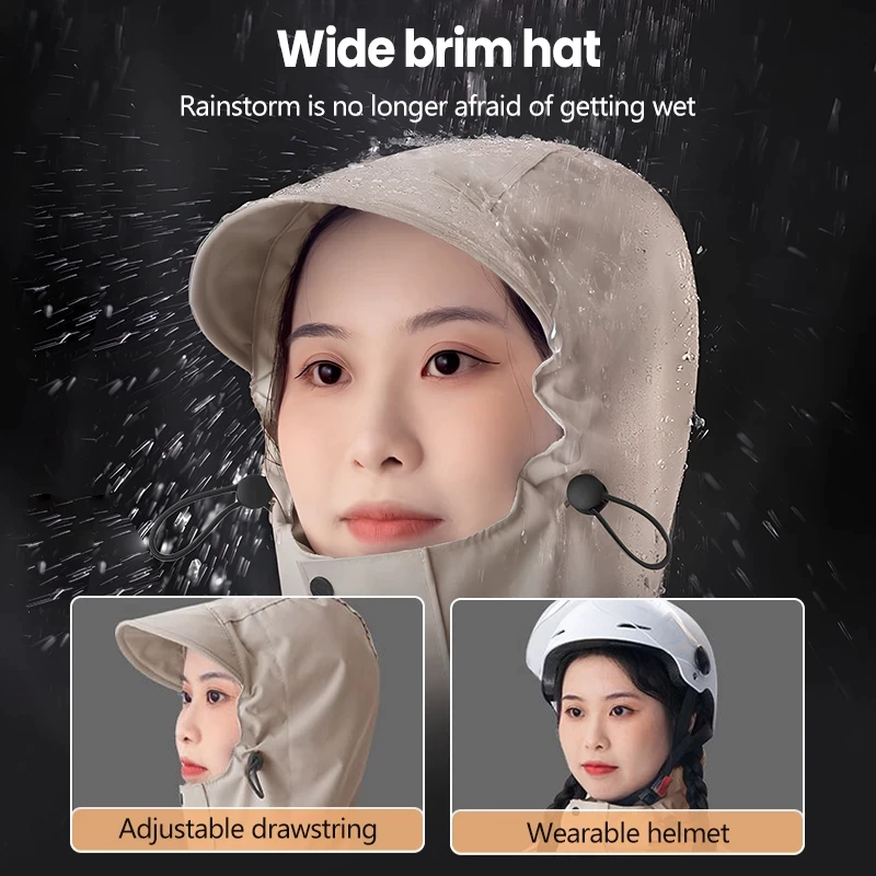 HOKEMP ชุดกันฝน ผ้าหนาพิเศษ กันพายุ ทนทาน เหนียว ผู้ใหญ่ thumbnail 4