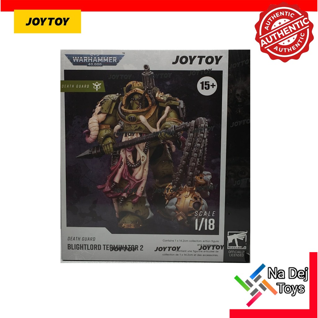 JoyToy Warhammer 40K Death Guard Blightlord Terminator 2 1/18 Figure จอยทอย ไบล์ทลอร์ด เทอมิเนเตอร์ 2 1/18 ฟิกเกอร์