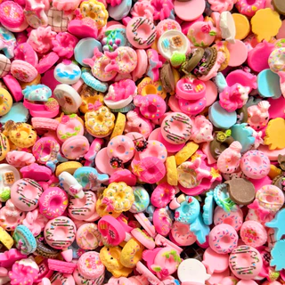 เรซิ่นขนมหวาน อุปกรณ์ตกแต่งDIY พร้อมส่งในไทย