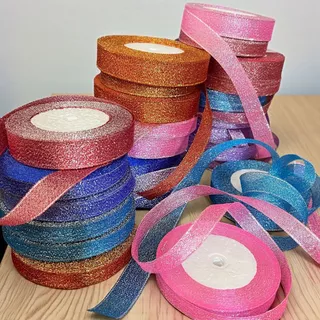 ริบบิ้นเนื้อทราย <Size(1.2cm.)(2cm.) มีสีให้เลือกเยอะ พร้อมส่ง!!
