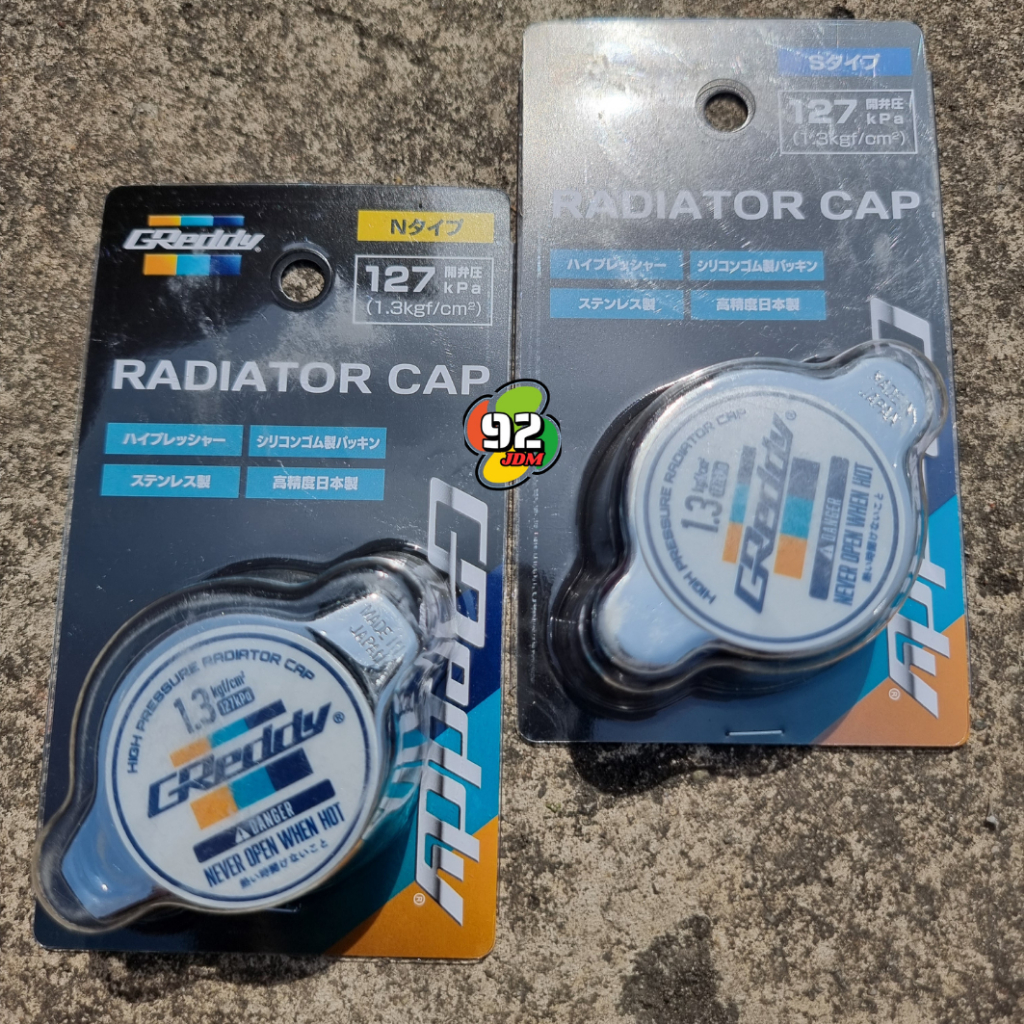 Greddy ฝาปิดหม้อน้ำ 127 kPa ของแท้ นำเข้าจากญี่ปุ่น 🎌