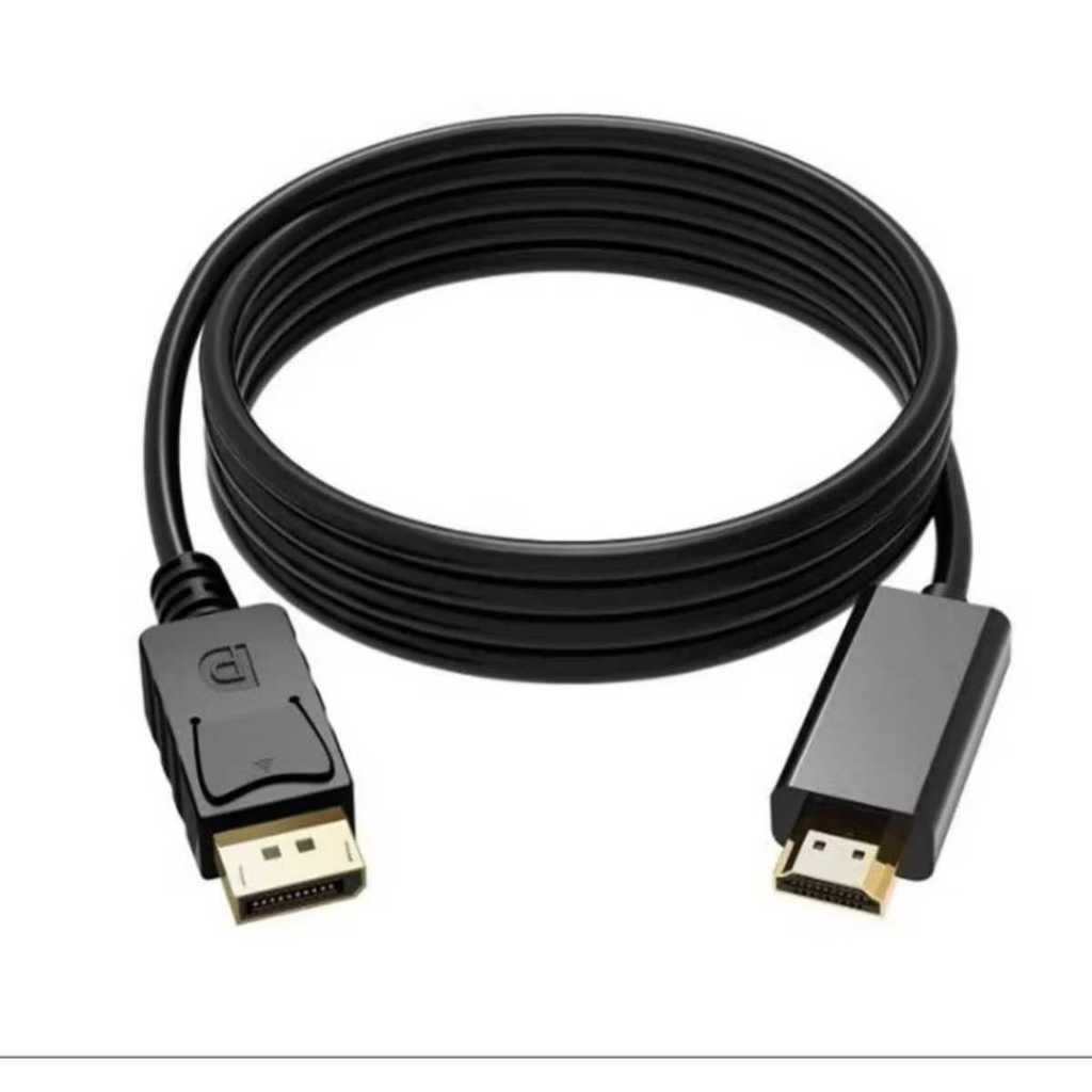 สาย DP to HDMI รองรับ 4K ภาพคมชัดระดับสูง ยาว 1 เมตร สายต่อจอ สายจอมอนิเตอร์ Video Cable PC Monitor