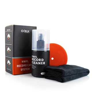 ชุดน้ำยาทำความสะอาดแผ่นเสียง Goka 3 in 1 Vinyl Record Cleaning Solution Set
