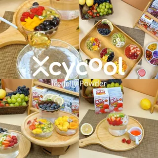 ผงเยลลี่สำเร็จรูป Xcycool แบรนด์ไทย มีฮาลลาล Jelly Powder (14กรัม/ซอง) ปิงเฟิ่น ผงวุ้นสำเร็จรูป ผงวุ้น ผงเยลลี่สำเร็จรูป