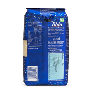 ทิลด้า ข้าวบาสมาติ พันธุ์ดั้งเดิม 1 กก. - Basmati Rice Pure 1kg Tilda brand