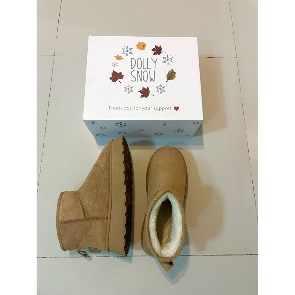 บูทกันหนาวลุยหิมะ บุขนด้านในหนานุ่ม อุ่น น้ำหนักเบา จาก Dolly Snow 🔥🔥