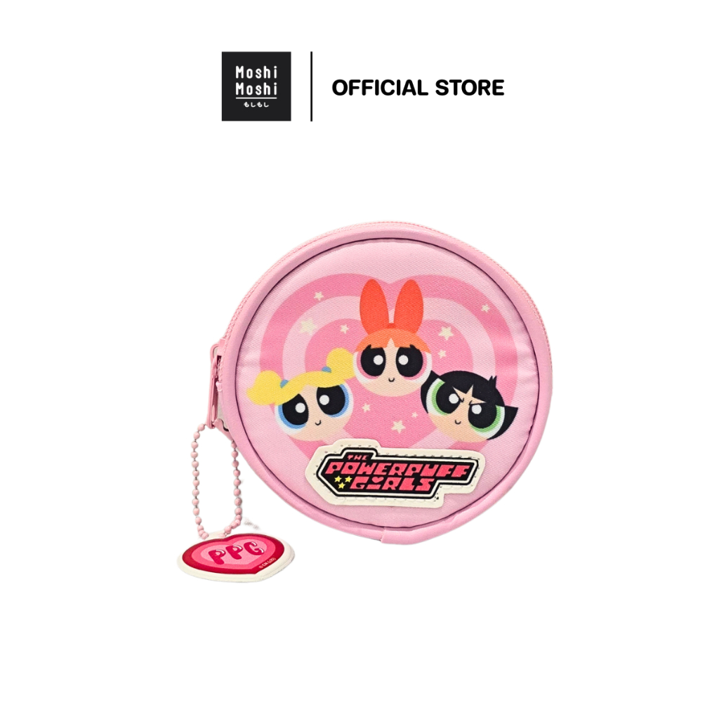 Moshi Moshi กระเป๋าเศษสตางค์ กระเป๋าใส่เหรียญ ลาย The Powerpuff Girls ลิขสิทธิ์แท้ รุ่น 6100006356