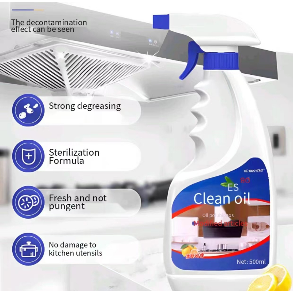 Kitchen Heavy Grease Cleaner Oil Stain Foam Cleaner Kitchen Heavy Grease Cleaner Cleaner Strong Stai