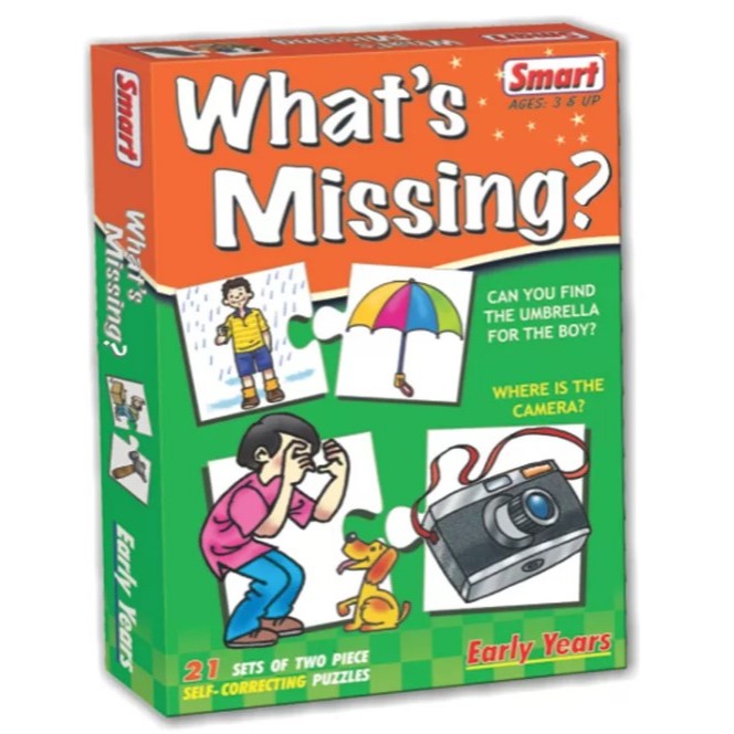 [ขายดี] Smart – What’s Missing? เกมฝึกสังเกต “อะไรหายไป” เสริมทักษะการคิด เด็ก 3 ขวบ ฝึกสมอง ของเล่นเสริมพัฒนาการ
