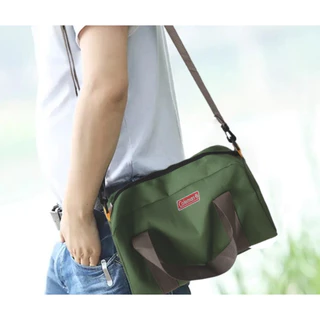 (สินค้าเข้าใหม่) กระเป๋าใส่ของ กระเป๋าสมอบก ปักอาร์ม Coleman+สายสะพาย