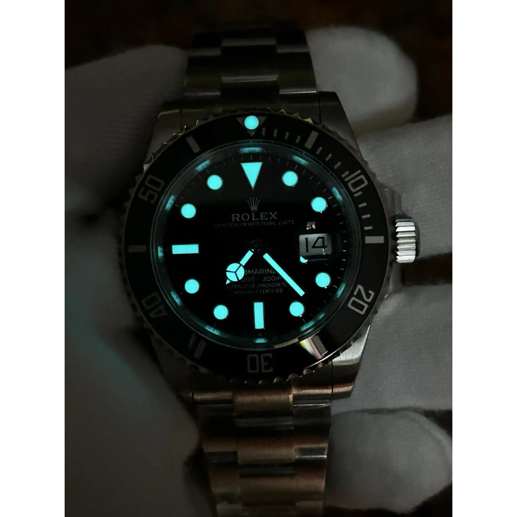นาฬิกาข้อมือชายSubmarine date 41mm (VSF)3235