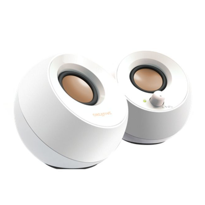 CREATIVE SPEAKER PEBBLE V3 [WHITE] : 51MF1700AA002