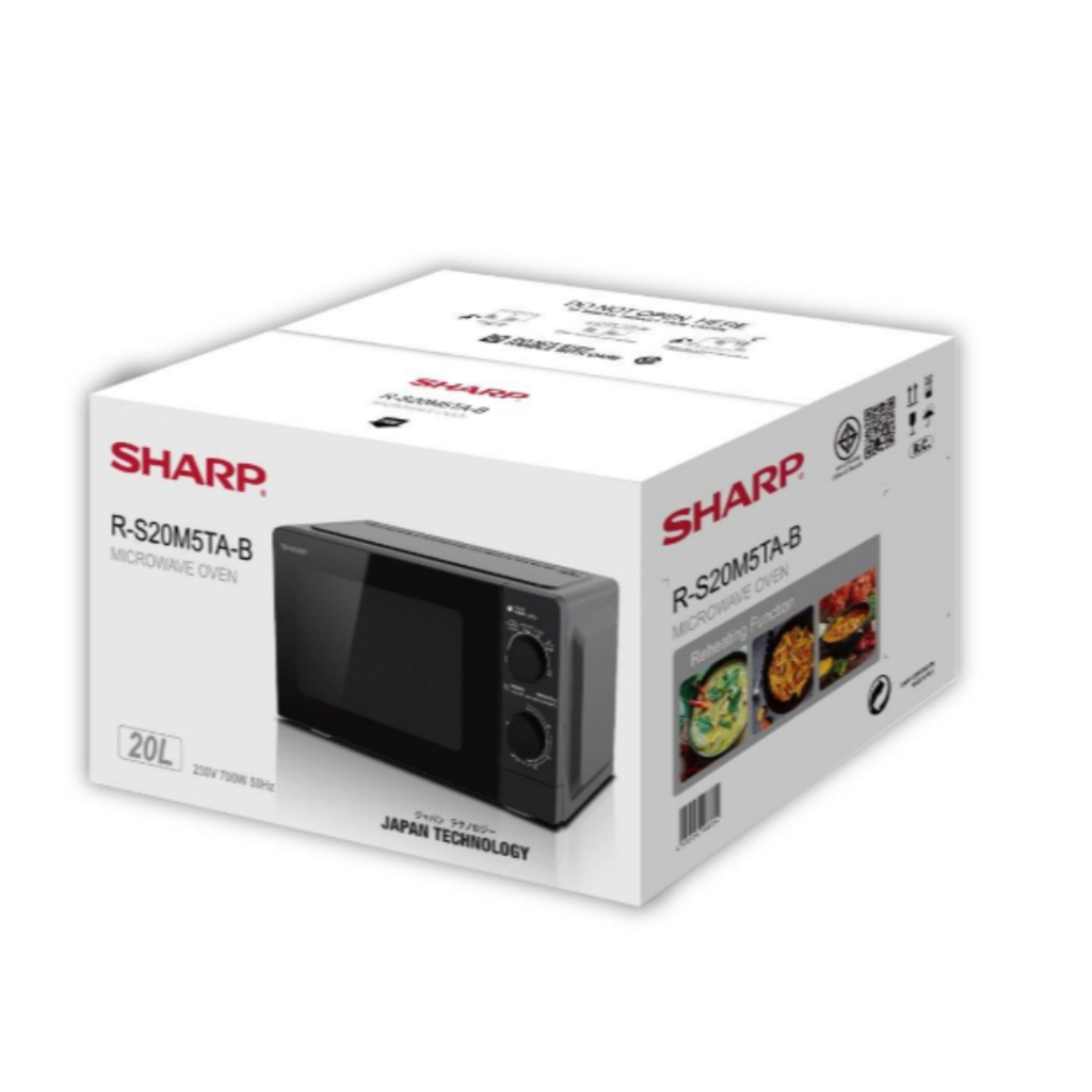 Sharp ไมโครเวฟ 20 ลิตร รุ่น R-S20M5TA-B - รูปที่ 2