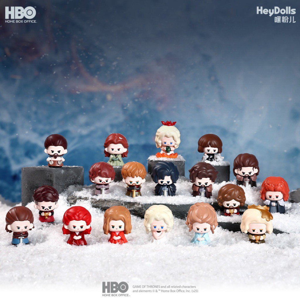 พร้อมส่ง กล่องสุ่ม Game of Thrones Winter Is Coming Mini Blind Bag ซองละ 5 ตัว