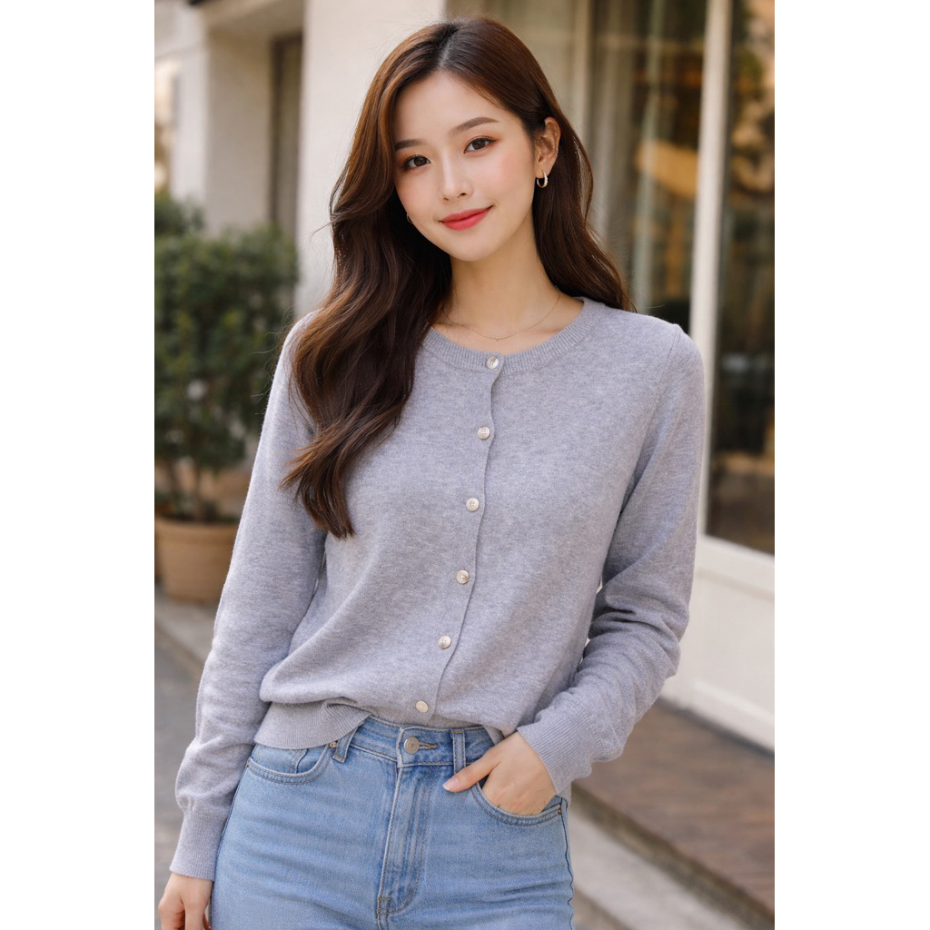 เสื้อคาร์ดิแกน ป้ายTag:One K เสื้อคลุมแขนยาว