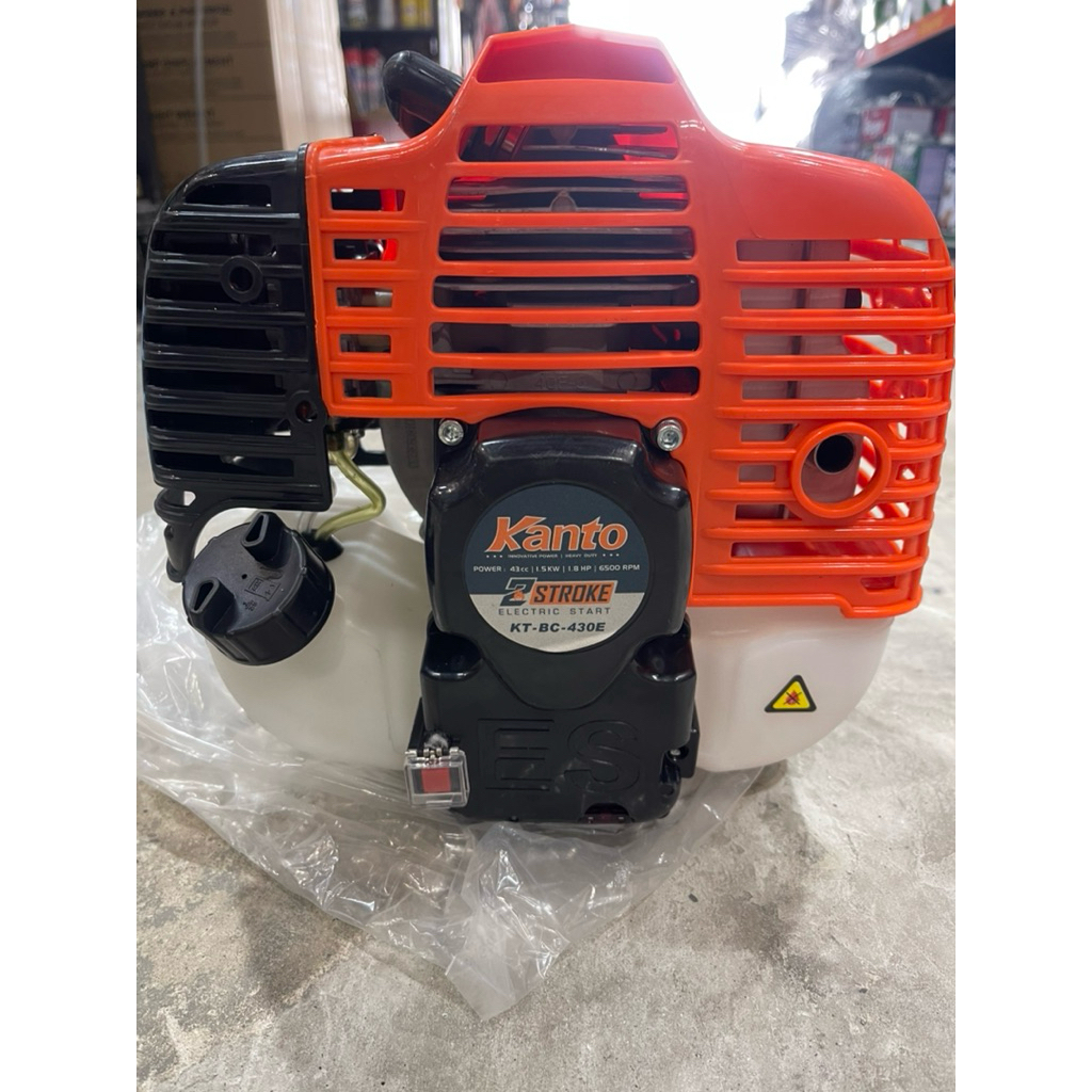 [เฉพาะหัวเครื่อง]หัวเครื่องตัดหญ้า Kanto 2จังหวะ แบบปุ่มกดสตาร์ท KT-BC-430E  โปรดอ่าน ไม่รวมก้านตัด มีเฉพาะหัวเครื่อง