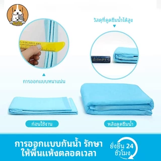 【3 แพ็】 BUFFOแผ่นรองฉี่สุนัข กำจัดกลิ่น ซึมซับไดีดี ผ้ารองฉี่สุนัข แผ่นรองฉี่แมว แผ่นลองฉี่สุนัข รองฉี่สุนัข แผ่นรองซับส
