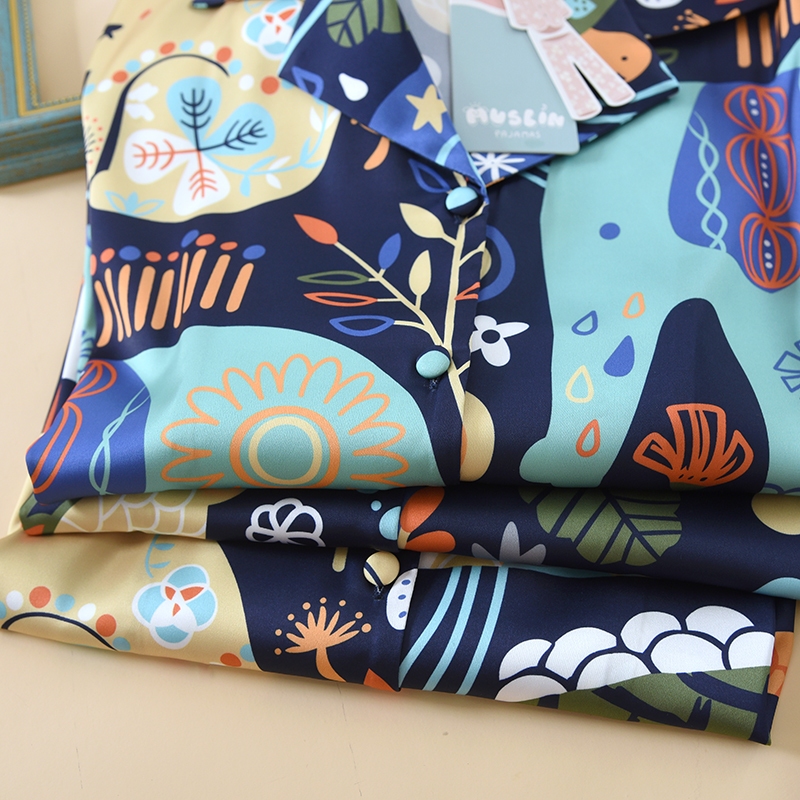 ชุดนอน Muslin Pajamas Silk Satin รุ่น Little Stories (N5188 T5188 L5188)  | ชุดนอนชุดเที่ยว - รูปที่ 6