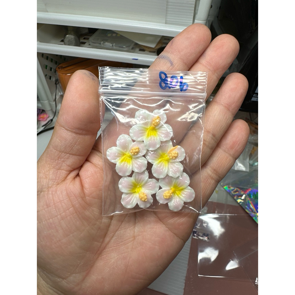 PF 202-PF300 รวมเรซิ่นดอกไม้ ชบา เดซี่ ทานตะวัน ตกแต่งยาดม งามdiy
