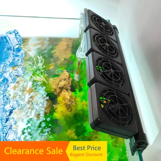 COD Aquarium Cooling พัดลม 100-240V Cooler สําหรับถังปลาน้ํา Chiller Cooling สําหรับ Aquarium กุ้ง/ปลูกอุปกรณ์เสริม