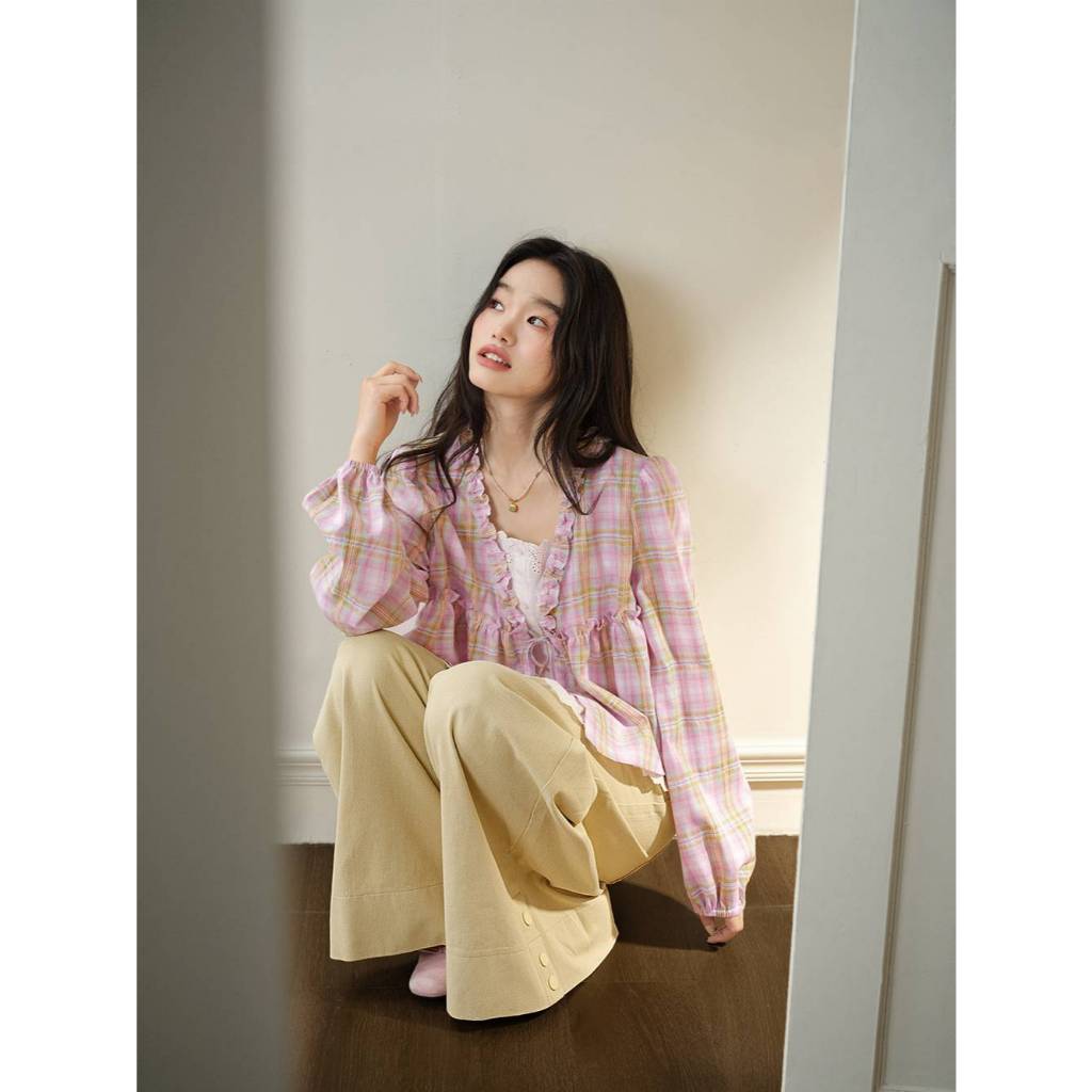 [พร้อมส่ง/Preorder] KUOSE : Layered Look Blouse