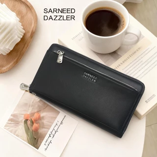 SARNEED Allure Wristlet กระเป๋าสตางค์ใบยาว (อะ-ลัวร์) พร้อมสายคล้องมือ หนังPU พรีเมียม นุ่มเบา ใส่แบงก์พันได้ไม่ต้องพับ