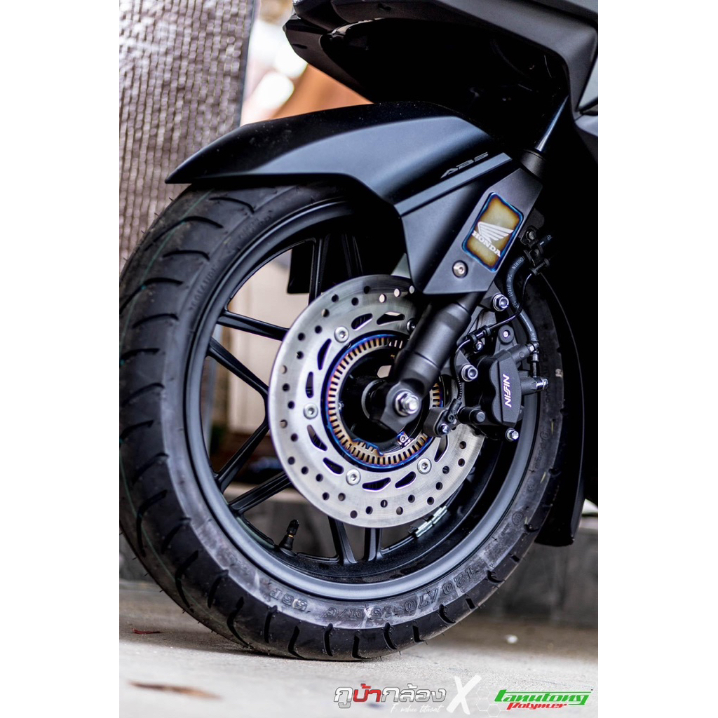 ABS ไทเทเนียม XMAX FORZA  และ ปิดไฟทับทิม ไทเท forza