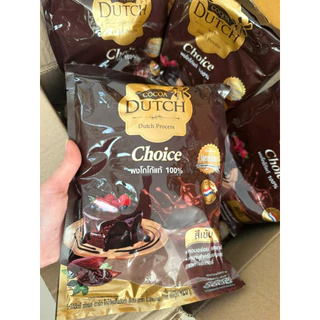 โกโก้ดัทช์ ช้อยส์ ดาร์ก Dark 🍫🍩🍪ขนาด 420 กรัม Cocoa Dutch Choice Dark Fat-Reduced