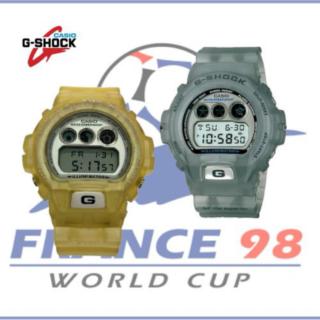 นาฬิกาCasio G-shock รุ่น DW-6900WF-T FIFA World Cup France 1998 (ของแท้)