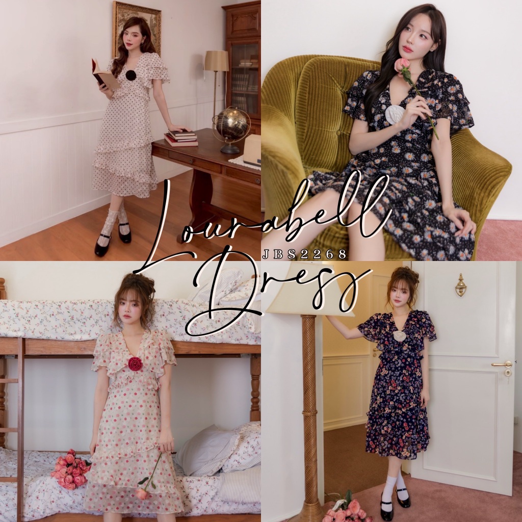 #JBS2268 Lourabell dress Joobs studio