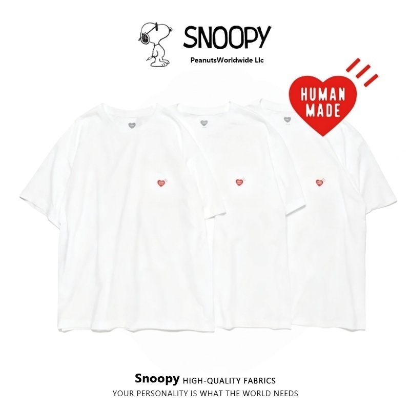 เสื้อยืด Human Made T-Shirt ของแท้ 100% สวมใส่สบาย ทรงสวย