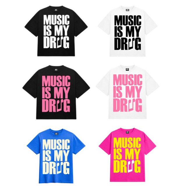 เสื้อยืด “ MUSIC IS MY DR¥G”  limited edition unisex