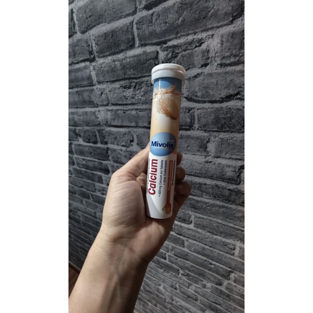 Mivolis Calcium ฝาขาว 20 เม็ดฟู่