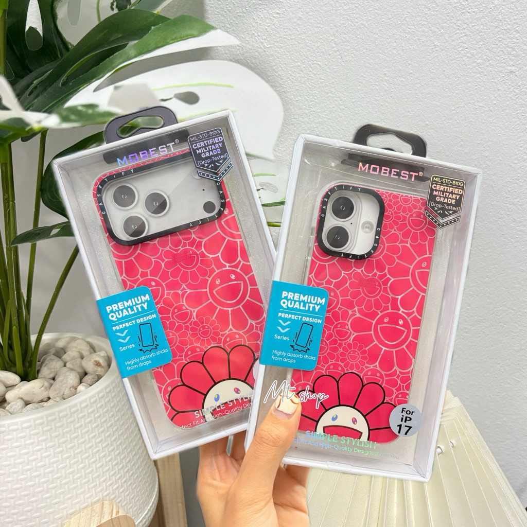 🎀Mobest Case Murakami (มีแม่เหล็กชาร์จ) สำหรับรุ่น iP 15 15promax 16promax 17 17promax