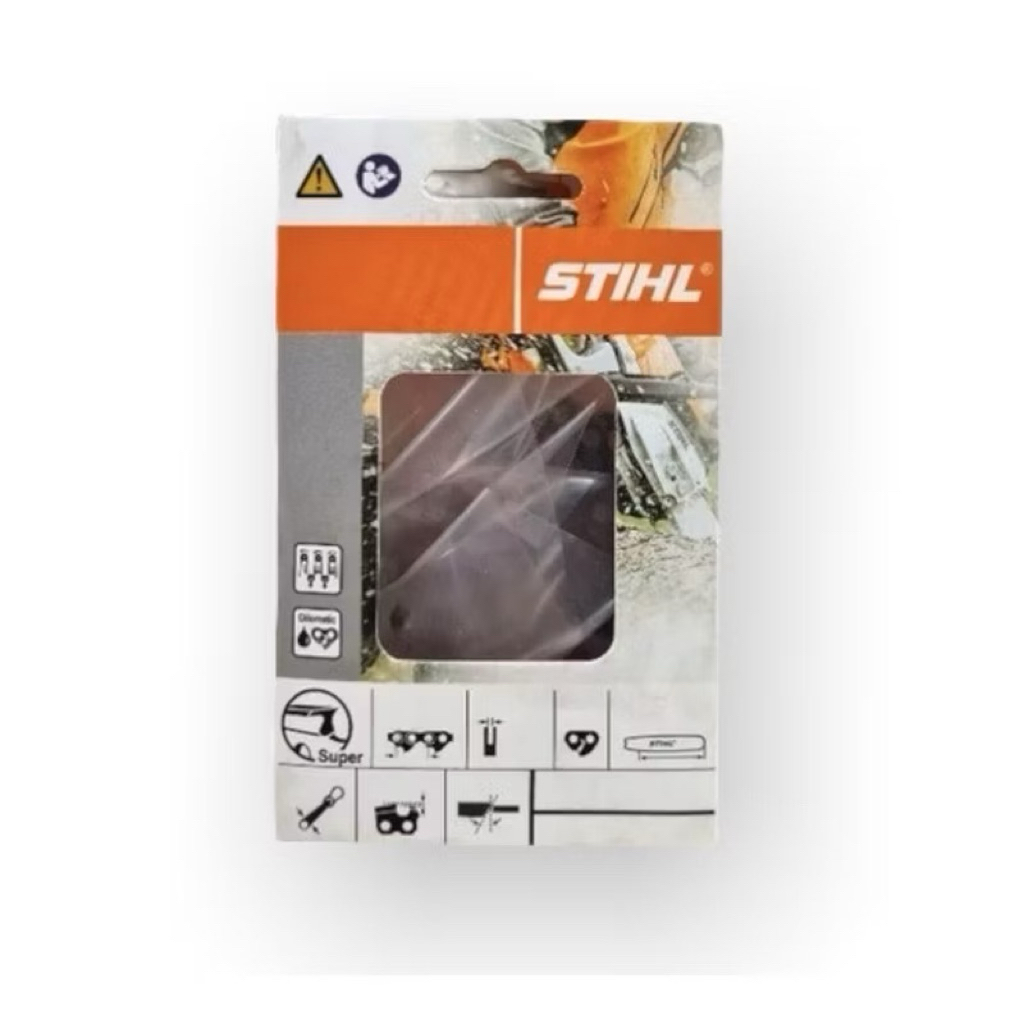โซ่เลื่อยยนต์ STIHL บาร์ 12" หัวโต (แท้ 💯%(3/8“) ฟันใหญ่