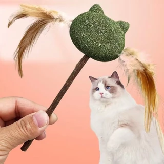 AL-1537 ไม้แท่งแมว catnip ขนนก กัญชาแมว คลายเครียด ทําความสะอาดฟัน หลายแบบ แมวชอบ พร้อมส่ง