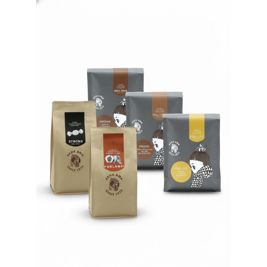 Set คุ้มขายดี!!!Akha Ama Coffee คั่วใหม่!!  250g+Akha Ama1000g