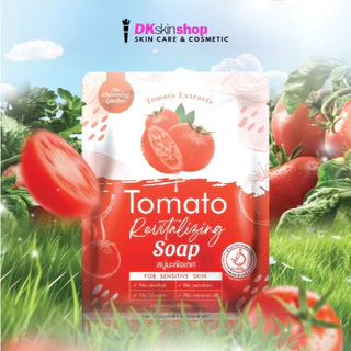 ซิก้า สบู่ใบบัวบก/มะเขือเทศ THE CHARMING GARGEN CICA/TOMATO REVITALIZING SOAP 50g.