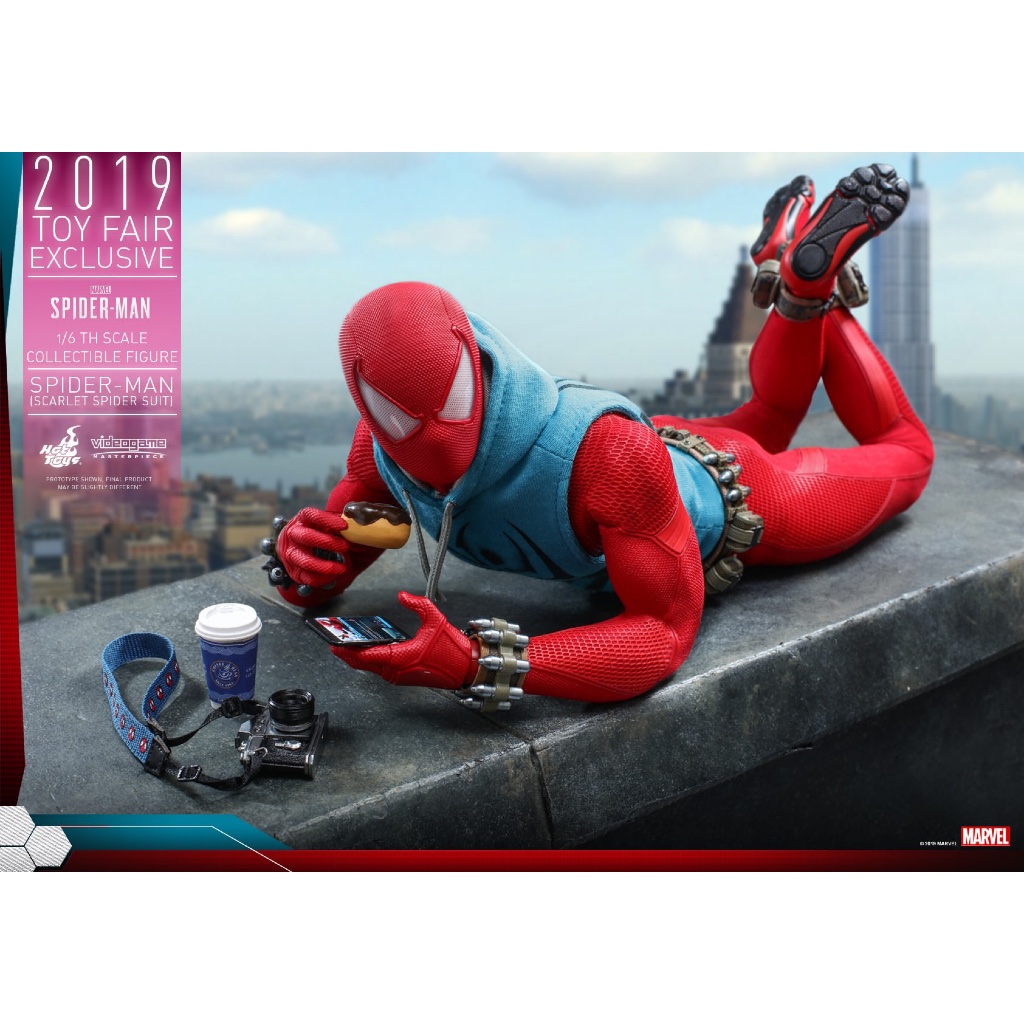 HOT TOYS VGM 34 MARVEL’S SPIDER-MAN (SCARLET SPIDER SUIT)