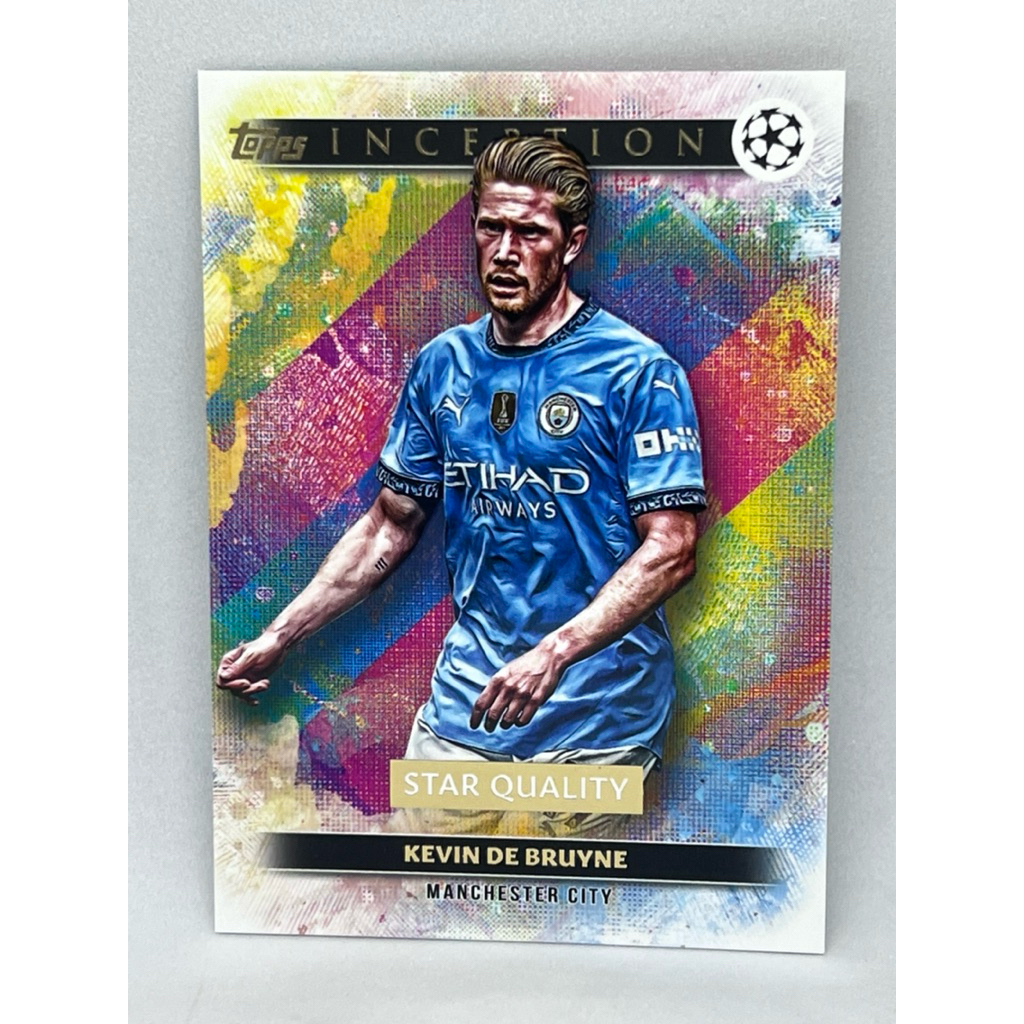 การ์ดฟุตบอล Topps Inception 2024 - 2025 Kevin De Bruyne Base