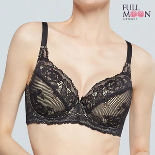 WIENNA Full Moon Bra NB41404 บรารู้ใจ สาวอกใหญ่ บราคัพใหญ่ มีโครง สีดำ สีเนื้อ
