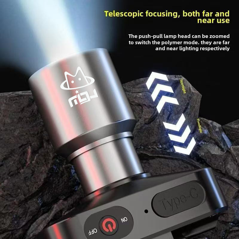 CLUCKCRAFT⚡สว่างมาก⚡ไฟฉายคาดหัว LED สว่างไกล 3000 เมตร ปรับมุมลำแสงได้ กันน้ำ ใช้งานกลางแจ้ง แสงสีขาว ส่องไกล - รูปที่ 3