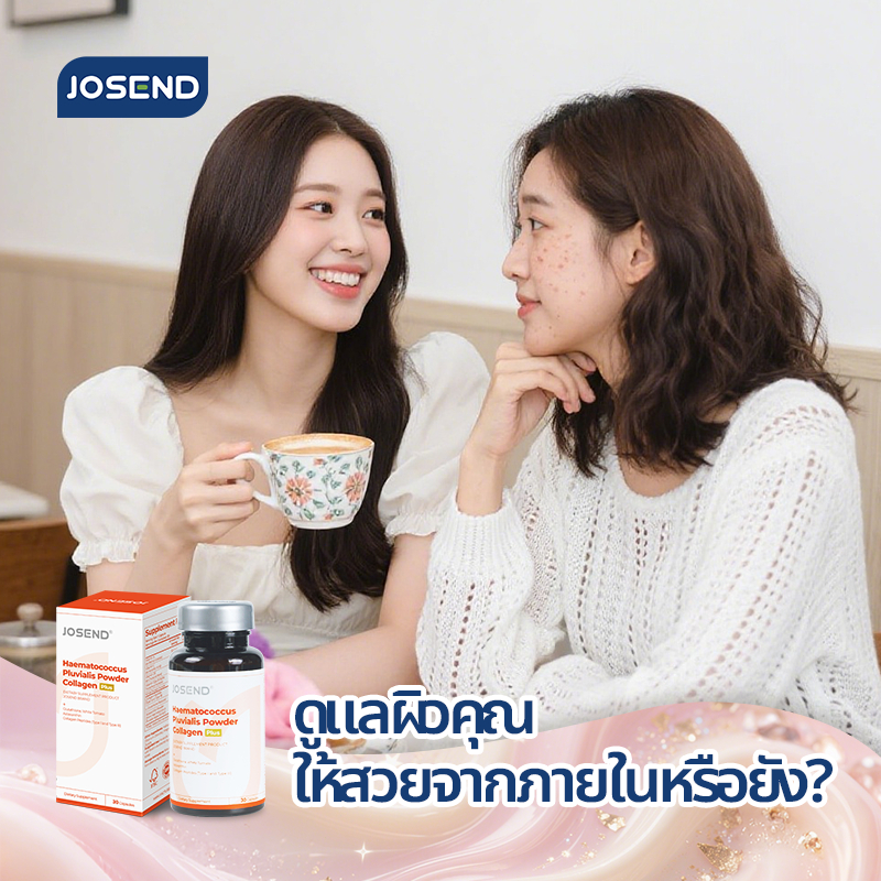 [พร้อมส่ง] JOSEND Collagen Plus + Astaxanthin & White Tomato (US Formulated) วิตามินผิวขาวใส ลดริ้วรอย ก ราคา ถูกที่สุด ดีลบีเคเค แกลเลอรีภาพที่ 6