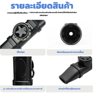 🔥ขายดี🔥 Kazoo Mini เล่นเครื่องดนตรีปาร์ตี้โปรดปรานมืออาชีพ ขลุ่ยสีทนต่อการสึกหรอรูปขลุ่ย ABS น้ำหนักเบา Music Gift