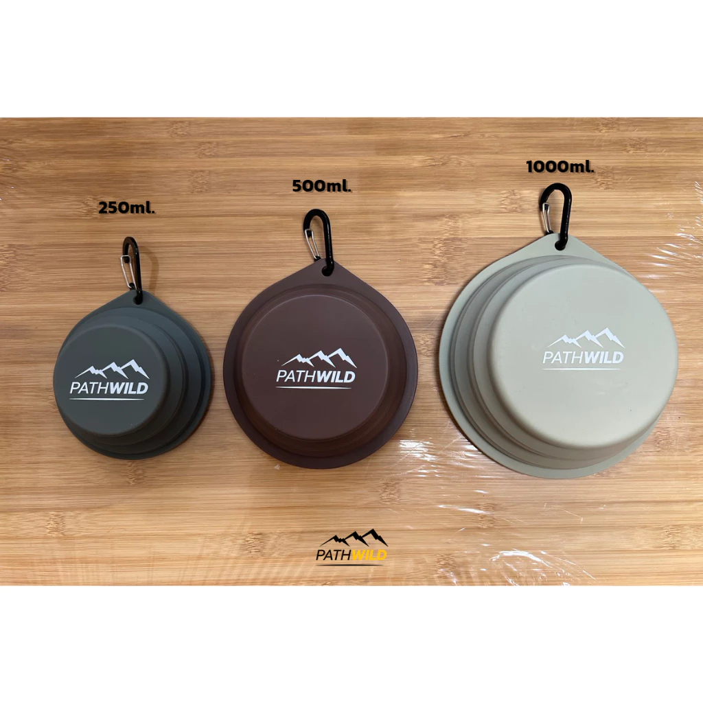 PATHWILD ชามซิลิโคนพับได้