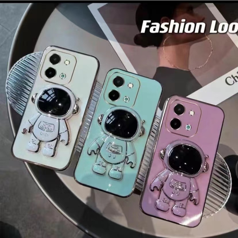 เคส สำหรับ Huawei Nova 5T สีพาสเทล นักบิน  Huawei Nova 5Tอวกาศ ขาตั้งได้