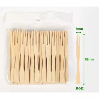BLIVO ไม้เสียบหัวธง ไม้เสียบลูกชิ้น ขนาด 9CM,12CM,15CMและ18CM 20CM(แพ็คละ100 ชิ้น)
