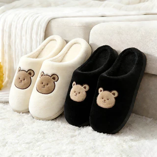(พร้อมส่ง)รองเท้าสลิปเปอร์ รองเท้าใส่ในบ้าน สไตส์เกาหลี เพิ่ม1-2ไซส์ ขนฟูนุ่มเท้ามาก